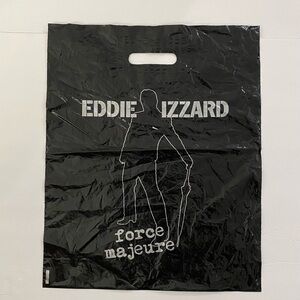 RARE Eddie Izzard Force Majeure Tour Bag Plastic? Shopping

14.6” x18”